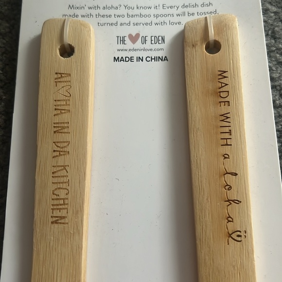 Aloha Wooden Spoons - Picture 3 of 3